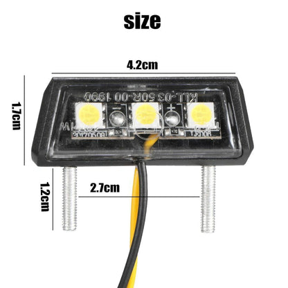 LED Mini Rear Light Motorcycle Tail Motorbike License Plate Light Car Rear Light