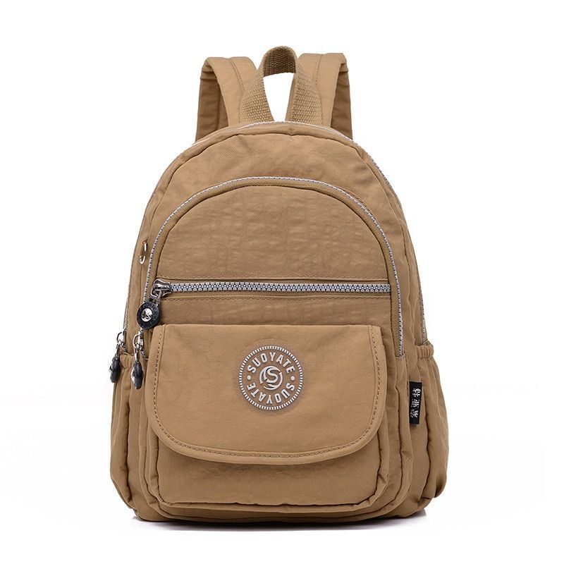 Backpack Fashion Waterproof Nylon School Bag Large Traveling Rucksack 23*10*30CM