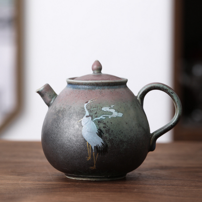 Water Pot Jingdezhen Handmade Retro Chinese Coarse Pottery Kiln Kung Fu Tea Pot