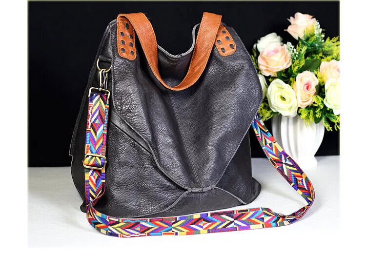 Bags 100% Genuine Leather Handbags Women Bags Multifunction Shoulder Bag