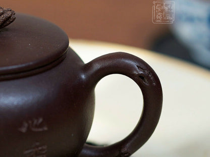 150cc chinese Yixing Handmade Zisha teapot ZiNi Bergamot Hu GongFu Tea Pot