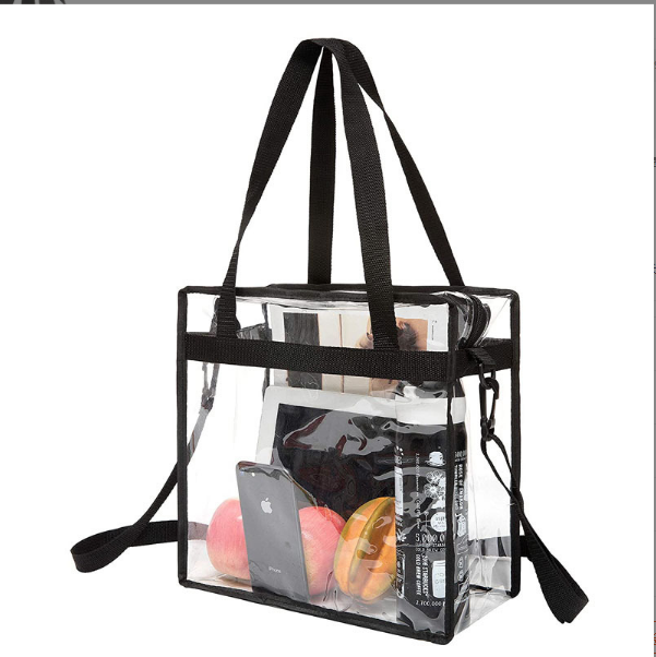 Fashion PVC bag transparent women's shoulder bag transparent bag travel waterpro