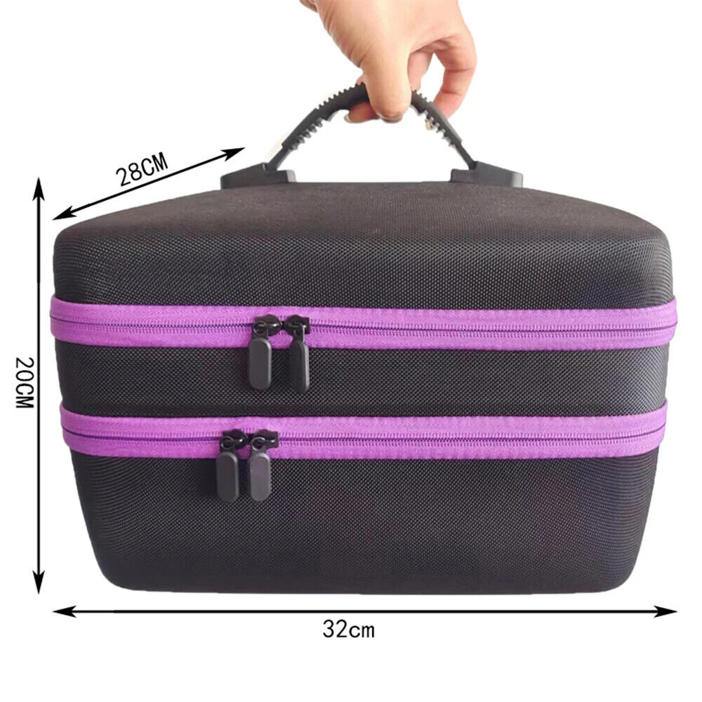 120 Bottles Diamond Painting Box Tool Container Storage Box Holder Hand Bag