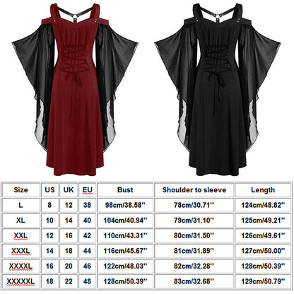 Devil Fashion Womens Steampunk Waistcoat Corset Dress Black Gold Gothic