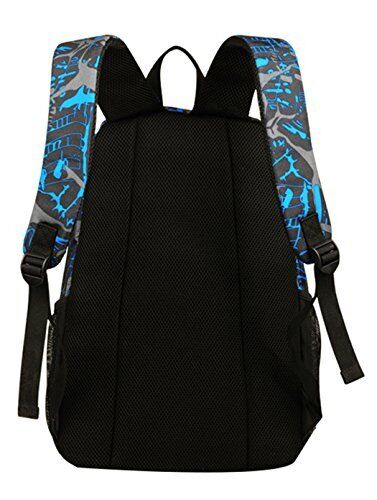JiaYou Boy Girl Unisex 20L Fashion School Bag Backpack 20L, Usb Colorg 2 Sets