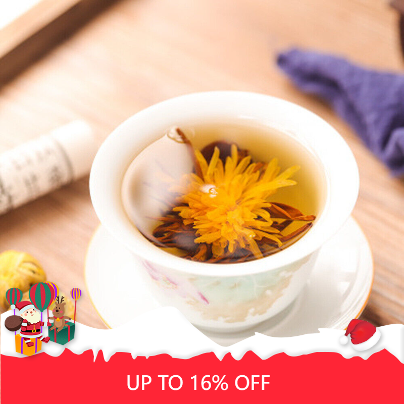 Golden Yellow Chrysanthemum Dian Hong Tea Black Tea Dragon Ball Tea 250g/8.8oz