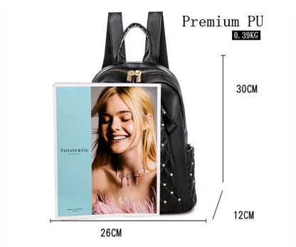 Vintage Backpack High Quality Leather Travel Shoulder Bags School Bags Pack 1 PC