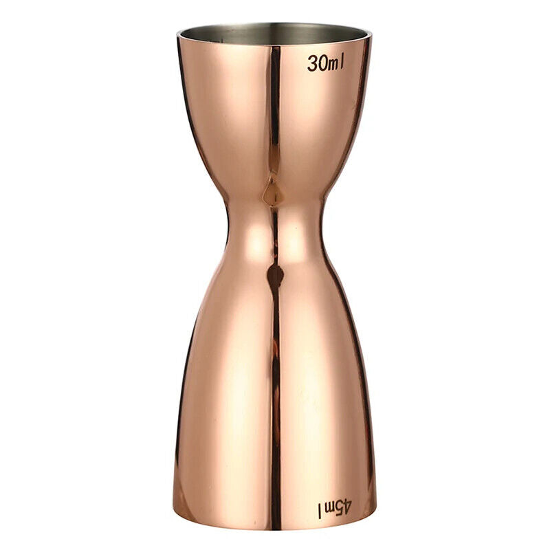 Cocktail Jigger 30ml 45ml Stainless Steel Two Sided Flip Measuring Cup Bar Tools