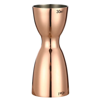 Cocktail Jigger 30ml 45ml Stainless Steel Two Sided Flip Measuring Cup Bar Tools