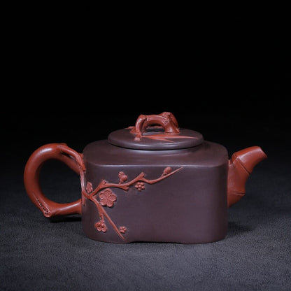 Chinese Yixing Zisha Clay Handmade Exquisite Teapot fortune turns（松竹梅 底款：魏援良）