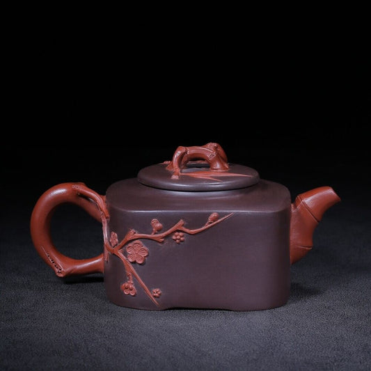 Chinese Yixing Zisha Clay Handmade Exquisite Teapot fortune turns（松竹梅 底款：魏援良）