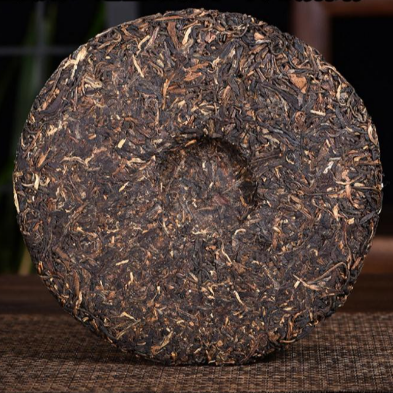357g Yunnan Puerh Raw Tea Cake 2007 Year Aged Pu-erh Tea Premium Pu'er Old Tea