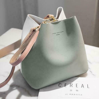 Designer Leather Bucket Bags Handbag Tote Women's Satchel Crossbody Shoulder Bag