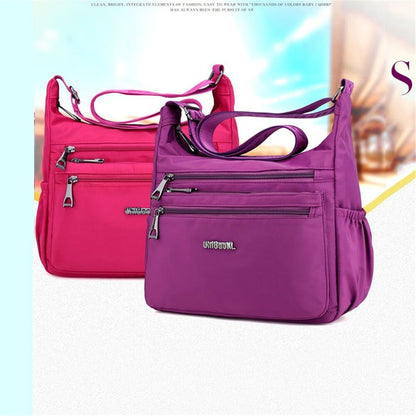 Women Ladies Waterproof Nylon Crossbody Shoulder Bag Travel Handbag Satchel Tote