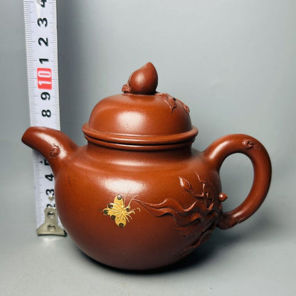 vintage China yixing purple clay teapot zisha ceremony nice teaware Collectible