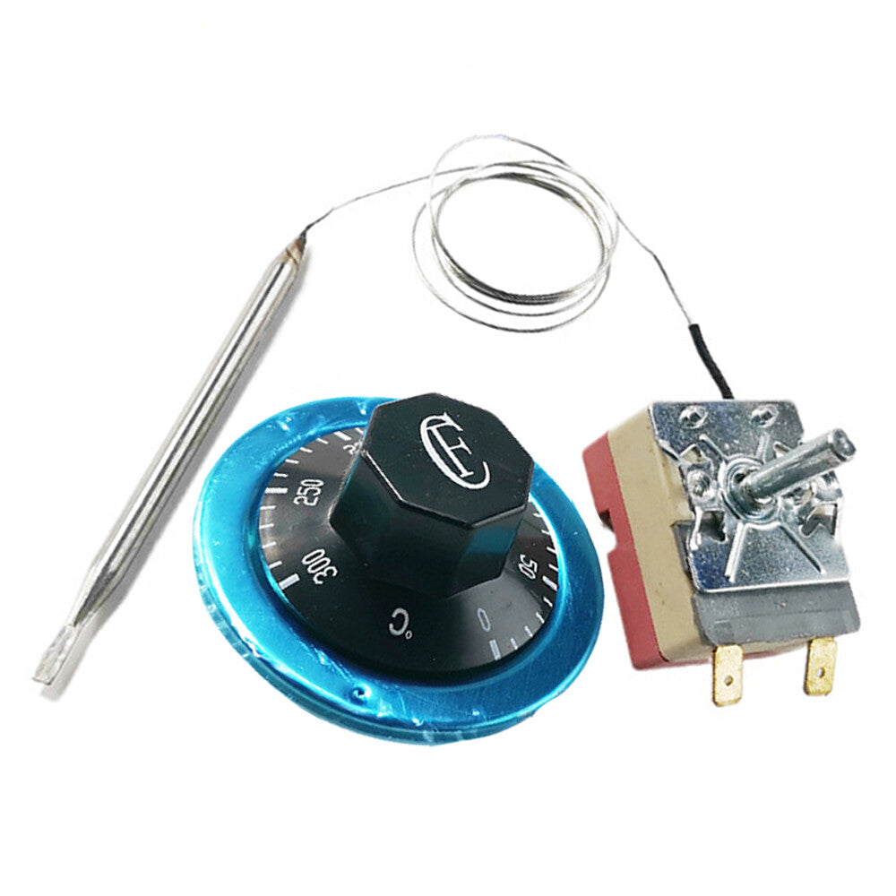 AC 220V 16A 30-110/50-300 Oven Temperature Switch Thermostat Dial Celsius New -