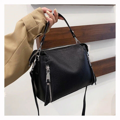 Women Genuine Leather Bag Crossbody Shoulder Purse