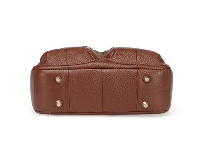 Top Cowhide Genuine Leather Women Bags Female Shoulder Bag Crossbody