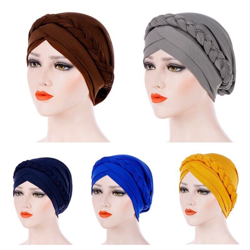 Turban Hat Hat Baotou Hat Caps Head Wearing Comfort Beautiful Colorful Fashion