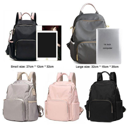 Women Backpack Oxford Cloth Lady Travel Leisure Canvas Bag Girl Schoolbag