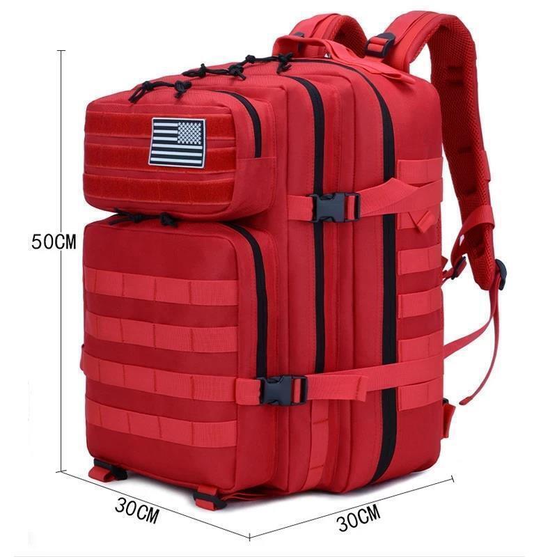 50L1000D Nylon Tactical Backpack Sport Military Bag Men Outdoor Travel Rucksack