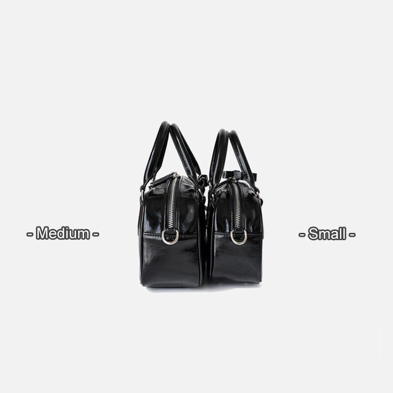 S/M Real Leather Tote Purse Clutch Handbag Fashion Boston Shoulder Bag Crossbody