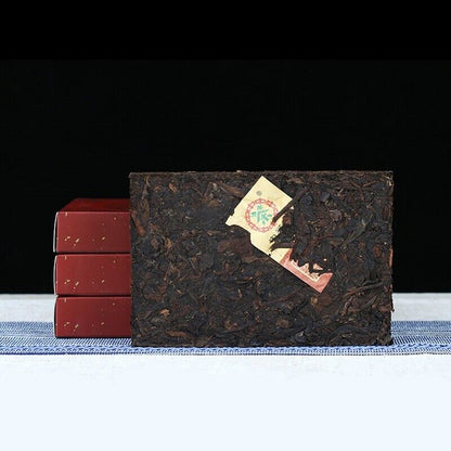 2018 CHINATEA Jujube Fragrant Brick Pu'er Tea Ripe Puer Yunnan Zhong Cha 250g