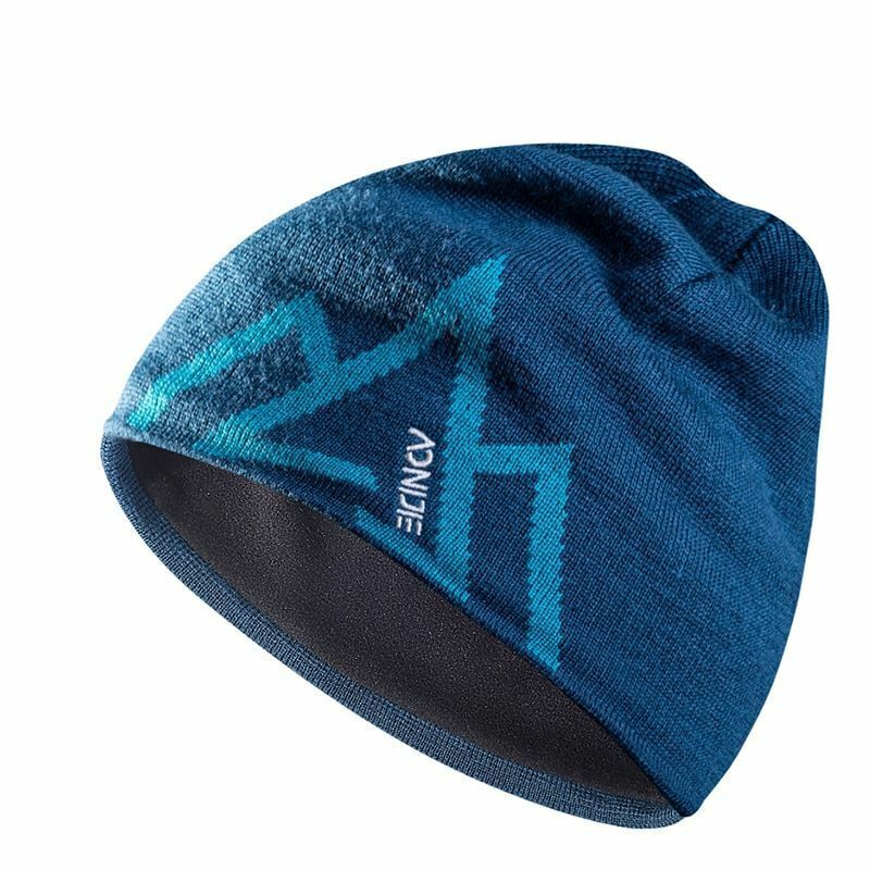Winter Hat Wool Knitted Windproof Thick Warm Outdoor Sport Skiing Snowboarding
