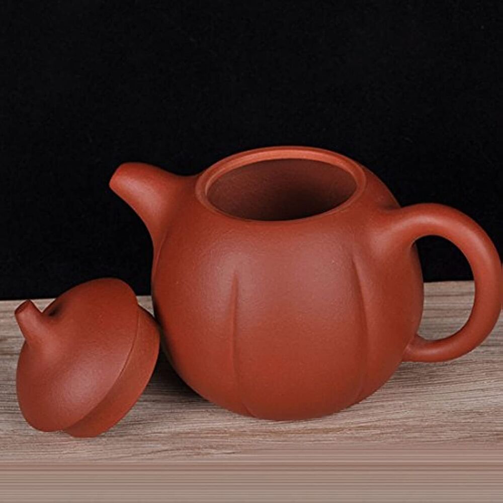 Chinese Yixing clay Teapot 7oz Zisha Purple sand tea pot Handmade Red Pumpkin紫砂壶
