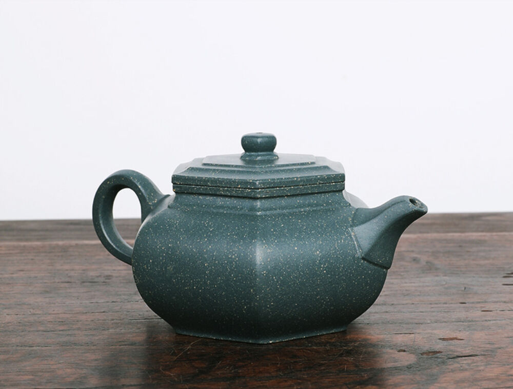 200cc chinese Yixing Handmade Zisha teapot JinSha ni SixAngle Gongfu Tea Pot