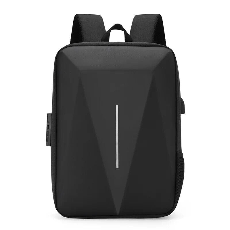 Black PC Hard Shell Bag Commuting Business Backpack Men's Backpack Computer Bag