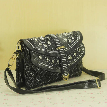 Women Bag Lady Shoulder Bags Designer Handbags Weaving Jean Bags Woman