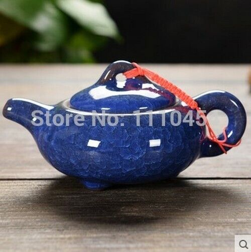 Ceramic Tea Set Ice Crackt Teapot Infuser Kettle Chinese Service Pottery Pot