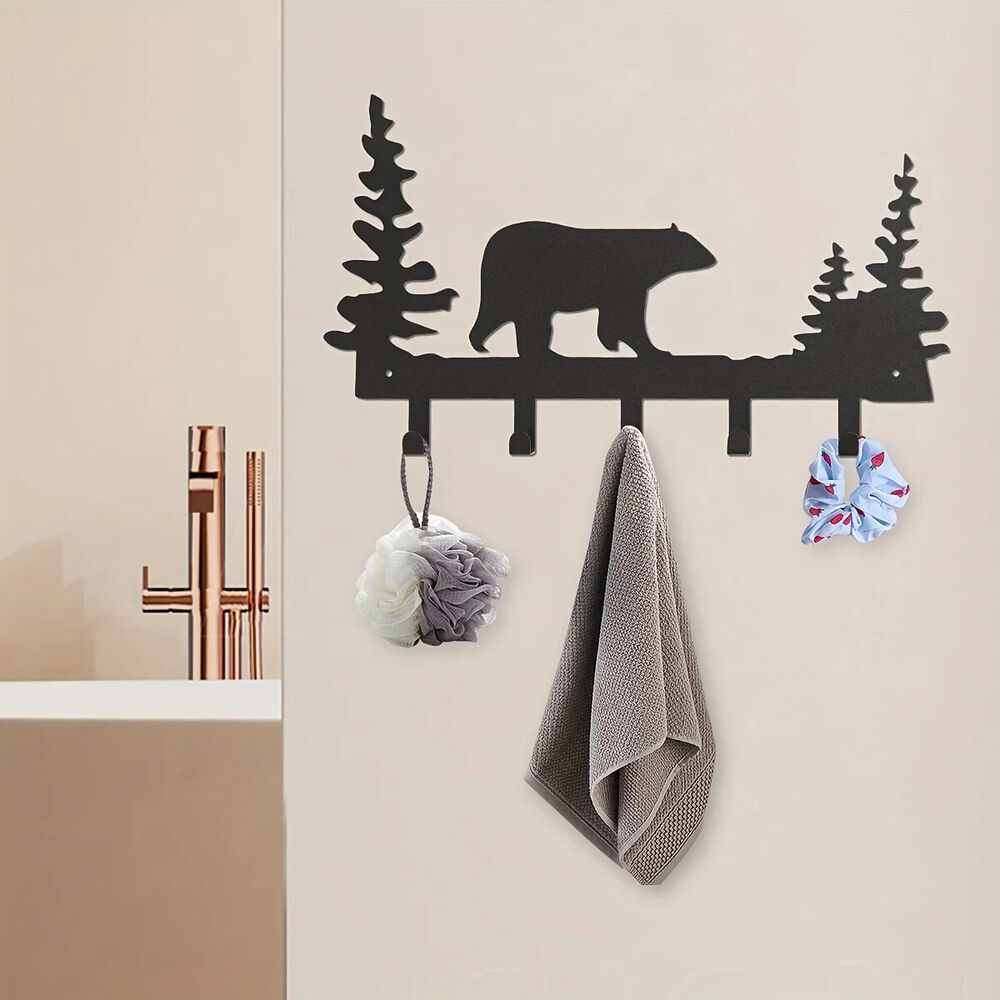 CIFBUY Metal Silhouette Key Hooks, Household Multi-Purpose Clothes Bag Key Hooks