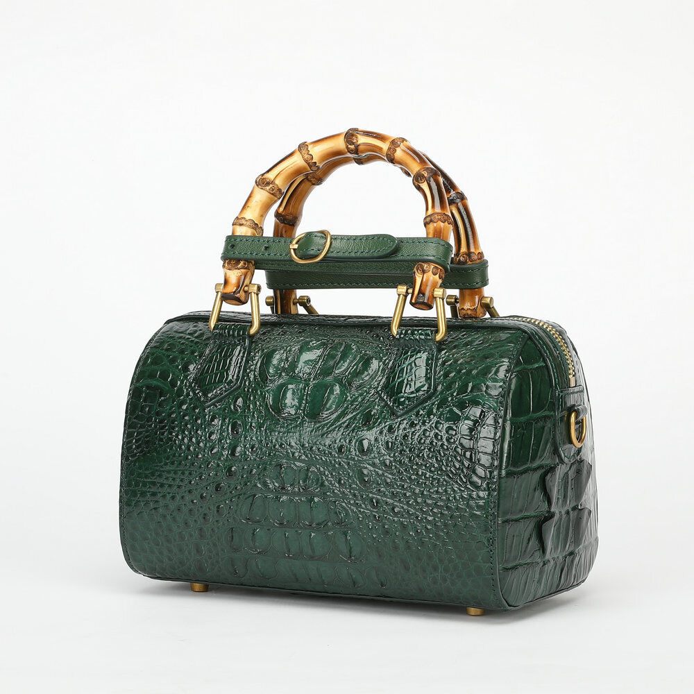 Real Alligator Crocodile Skin Pillow Bag, New Desinger Women's Sling Shouler Bag