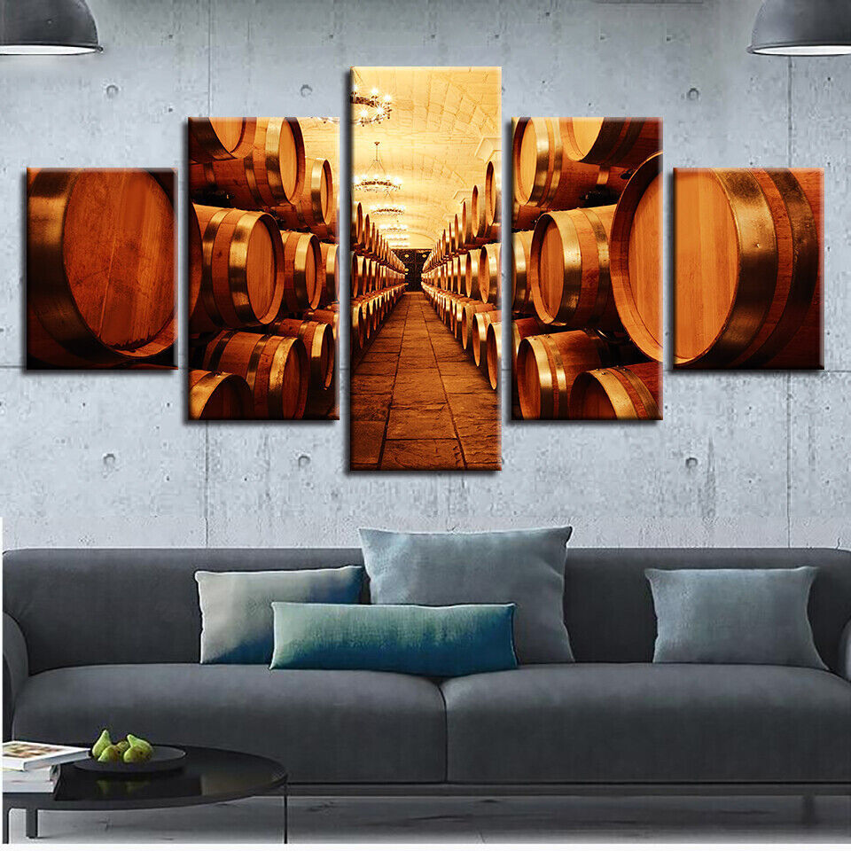 Jesus Christ Portrait Canvas Prints Painting Wall Art Home Cellar WiPicture 5PCS