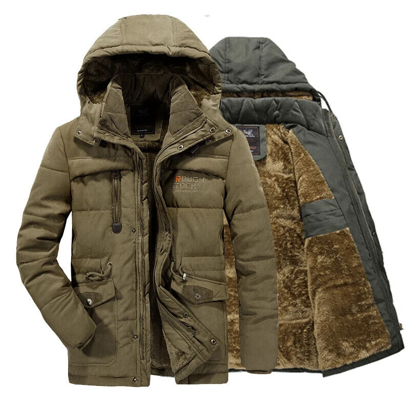 Men Coats Winter Jacket Men Outwear Coat Mens Jackets Overcoat Fur Thicking Coat