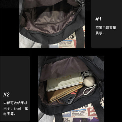 Photo Canvas Bag Girl Shoulder Bag Student Class Bag Messenger Bag