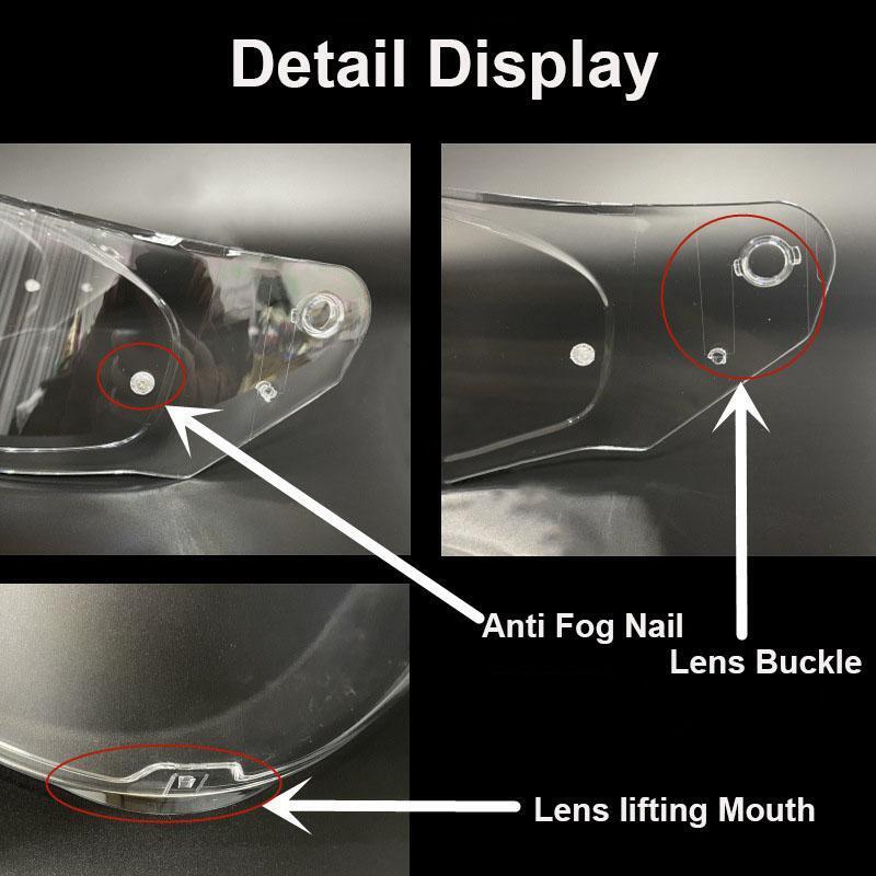 Helmet Visor Face Shield Helmets Len for Ls2 Ff320 Ff353 Ff328 Ff800