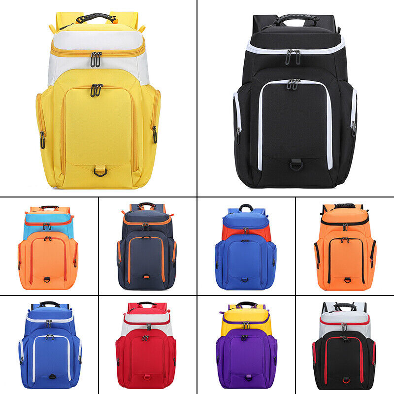 Men Football Basketball Backpack Oxford Unisex Sports Gym Training Shoulder Bag