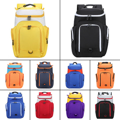 Men Football Basketball Backpack Oxford Unisex Sports Gym Training Shoulder Bag