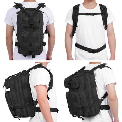 30L Military Tactical Backpack Large Army 3 Day Assault Pack Molle Bag Rucksack