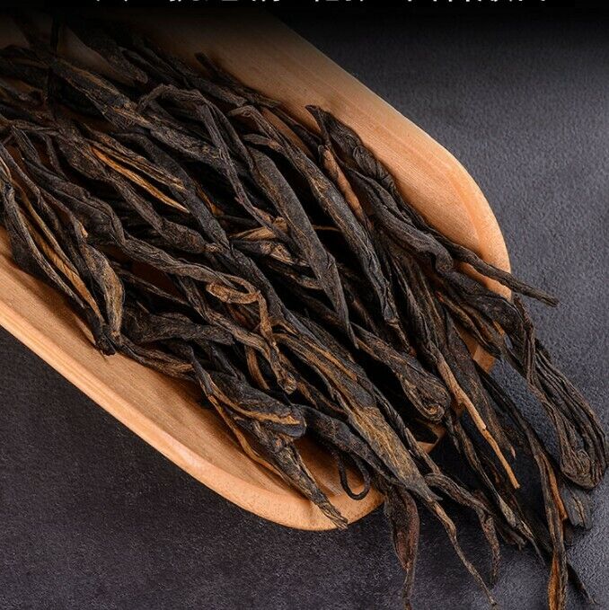 春天云南灵昌野生紫色芽滇红红茶功夫滇红茶-