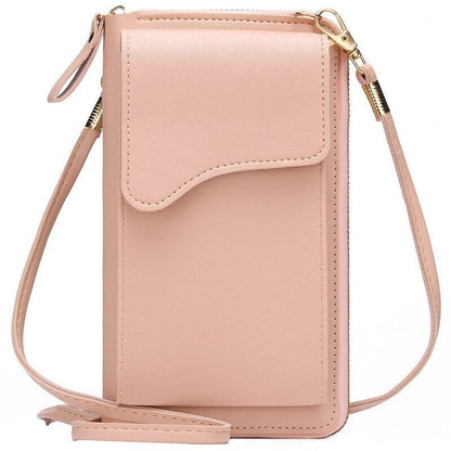 Small Crossbody Shoulder Bag Synthetic Leather Phone Holder Purse Messenger Bags