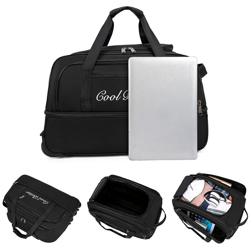 Travel Trolley BagTravel Bag Men Luggage Backpack Outdoors Trip