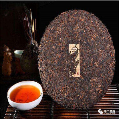 357g High Quality Shudaizi Ripe Tea "Jin Zhen Gong Ting" Royal Palace Shu Puer