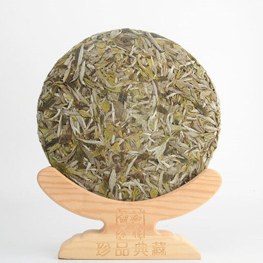 300g Alpine Sun-dried White Tea High Quality Fuding White Tea Cake Slimming Tea