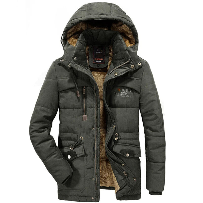 Men Coats Winter Jacket Men Outwear Coat Mens Jackets Overcoat Fur Thicking Coat