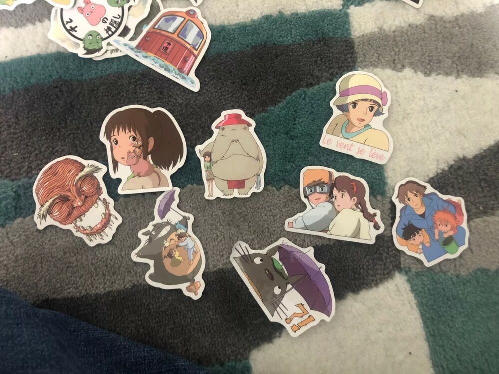 Miyazaki Hayao Studio Ghibli Howling Mobile Castle Monoke Stickers 100Pcs