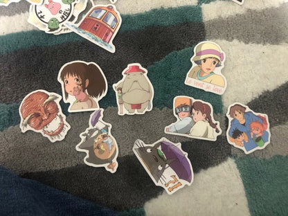 Miyazaki Hayao Studio Ghibli Howling Mobile Castle Monoke Stickers 100Pcs